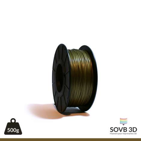 Filament 3D PLA Bronze 1.75mm 500g - SOVB 3D