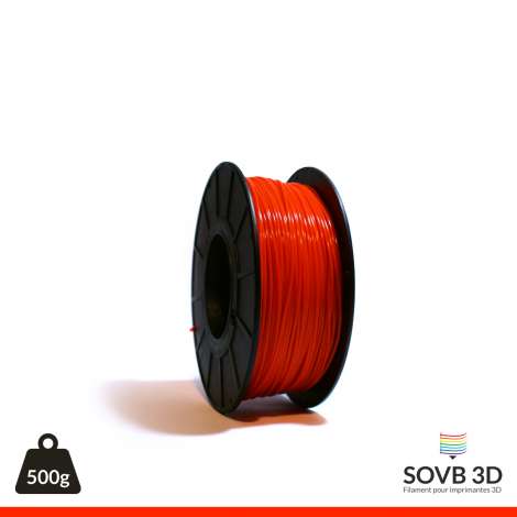 Fil PLA Orange Fluo 1.75mm 500g