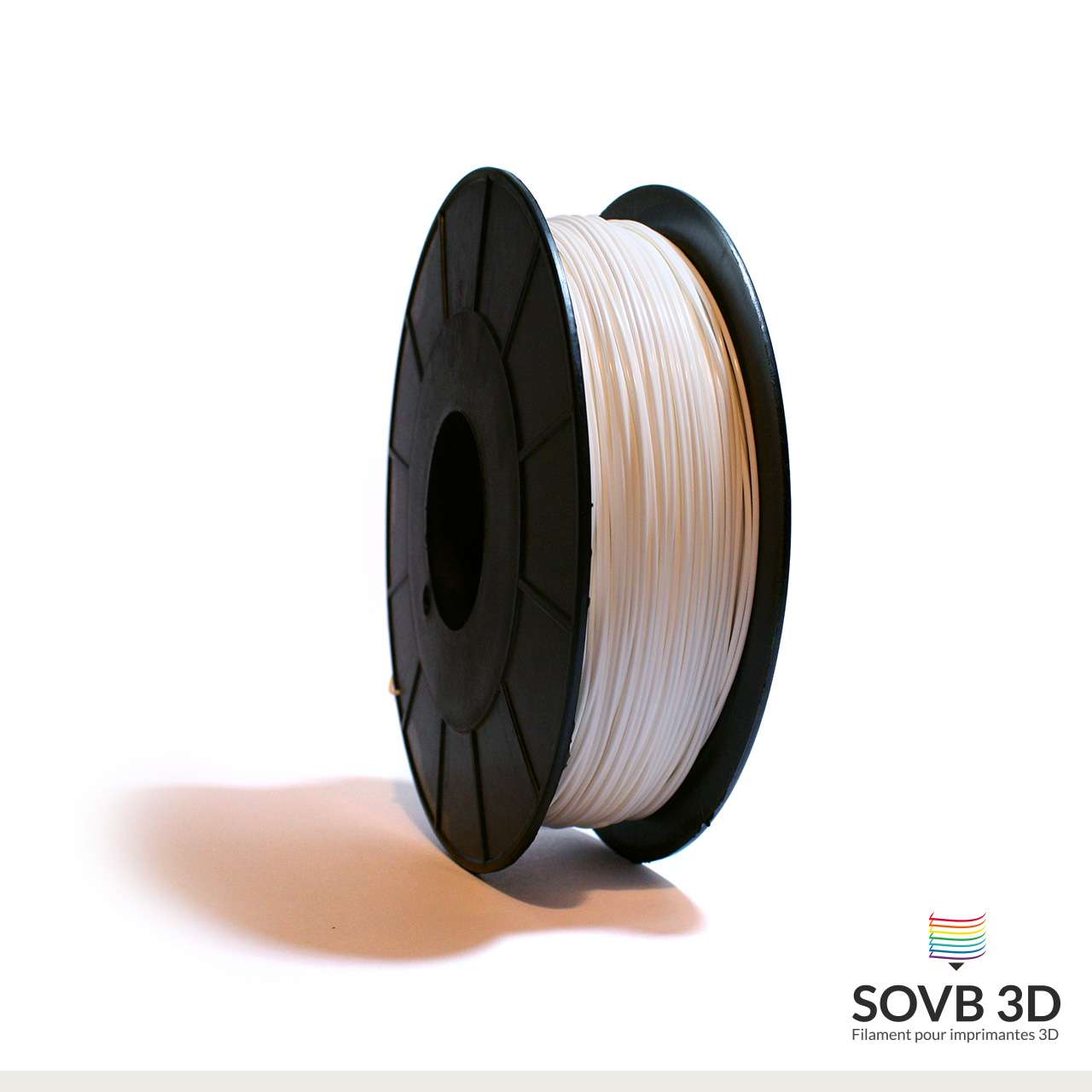 Filament 3D PLA Blanc 1.75mm 10Kg - SOVB 3D