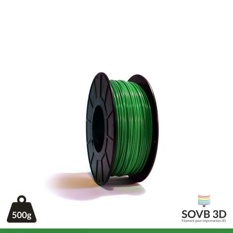 Fil PLA Vert mai alumine 1.75mm 500g