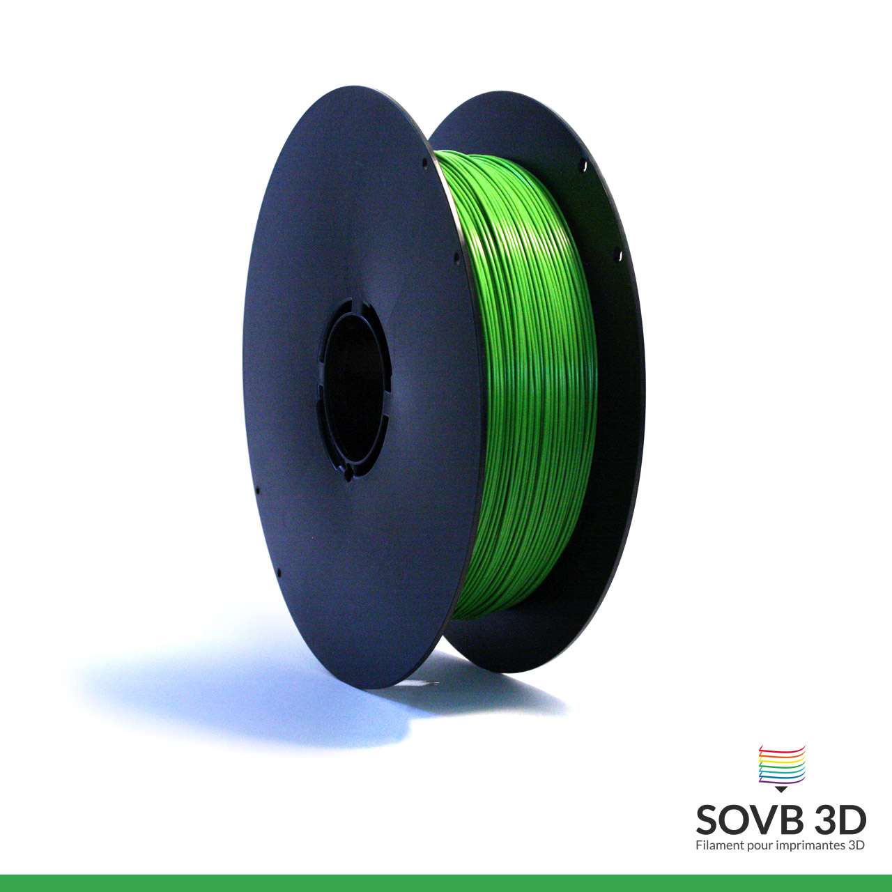 Filament 3D PLA Vert mai 1.75mm 2Kg - SOVB 3D