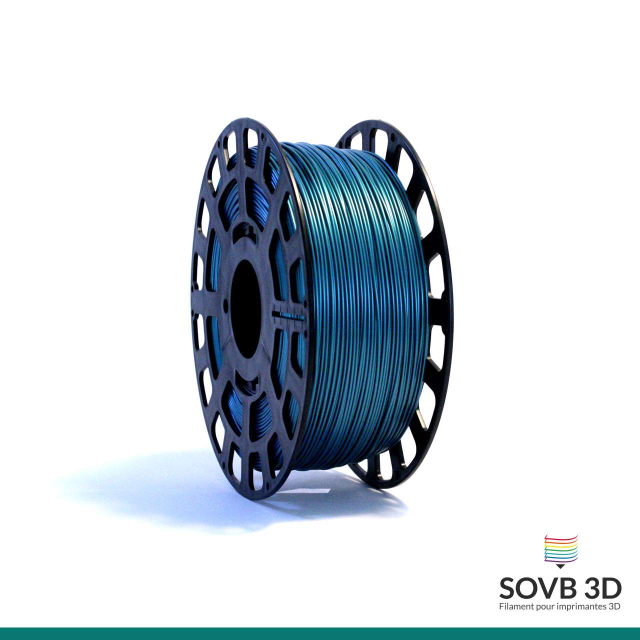Filament 3D PLA Vert Nacré Alumine 1.75mm 1Kg - SOVB 3D