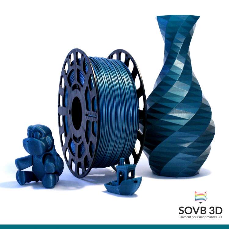 Velleman Bobine 750G filament pour imprimante 3D vert métallique à