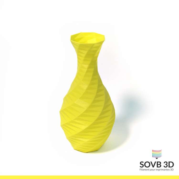 Filament 3D PLA Jaune 1.75mm 500g - SOVB 3D