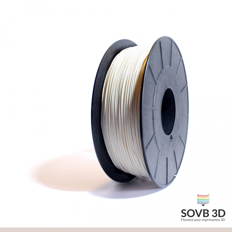 Filament 3D ABS Blanc Crème 1.75mm - SOVB 3D