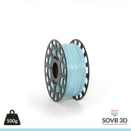 Fil PLA Bleu pastel 1.75mm 500g
