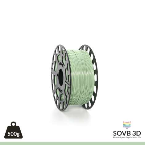 Fil PLA Vert pastel 1.75mm 500g