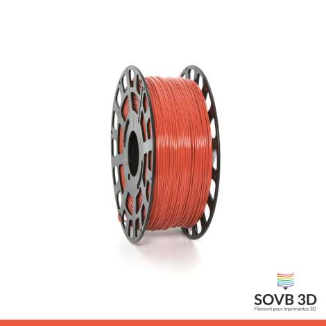 Fil PLA Rouge Terracotta pastel 1.75mm 1kg